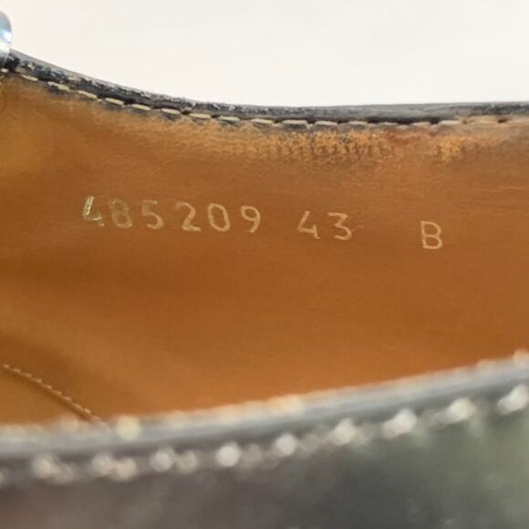 ALEXANDER MCQUEEN Size 10 Black Leather Fringed Tread Sole Lace-Up Shoes - Picture 8 of 12